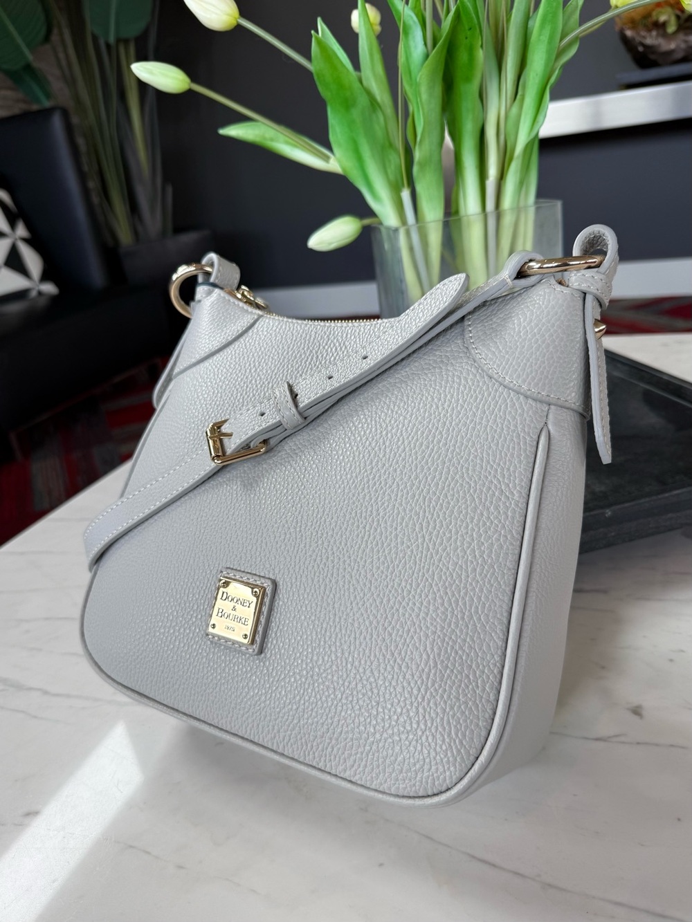 New Dooney & Bourke Lucca Leather Crossbody - Picture 7 of 16